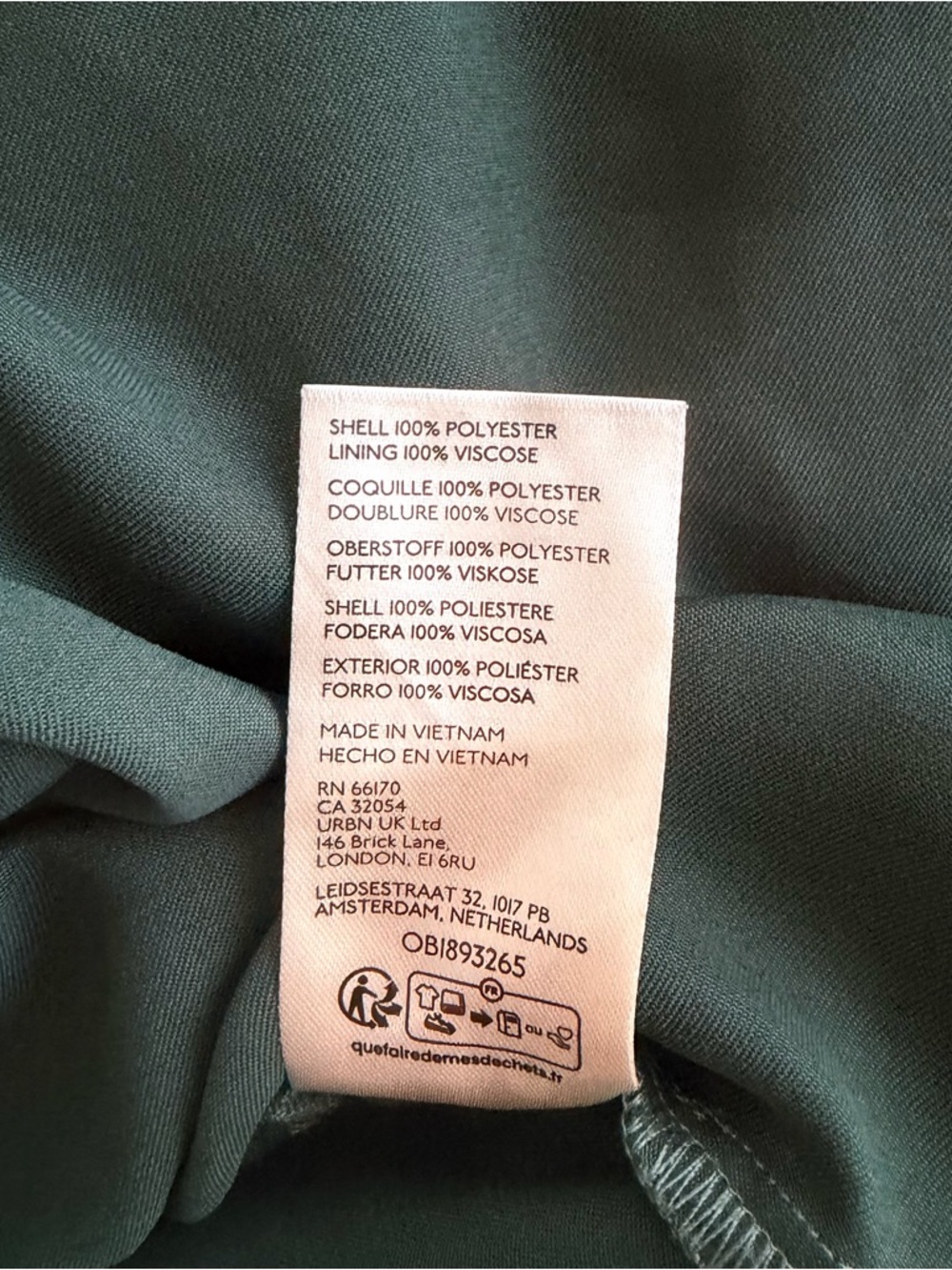 Free People Premium Sundrenched Silky Satin Maxi Tiered Dress Green Sage Large - Picture 11 of 12